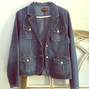 Blazer style jean jacket